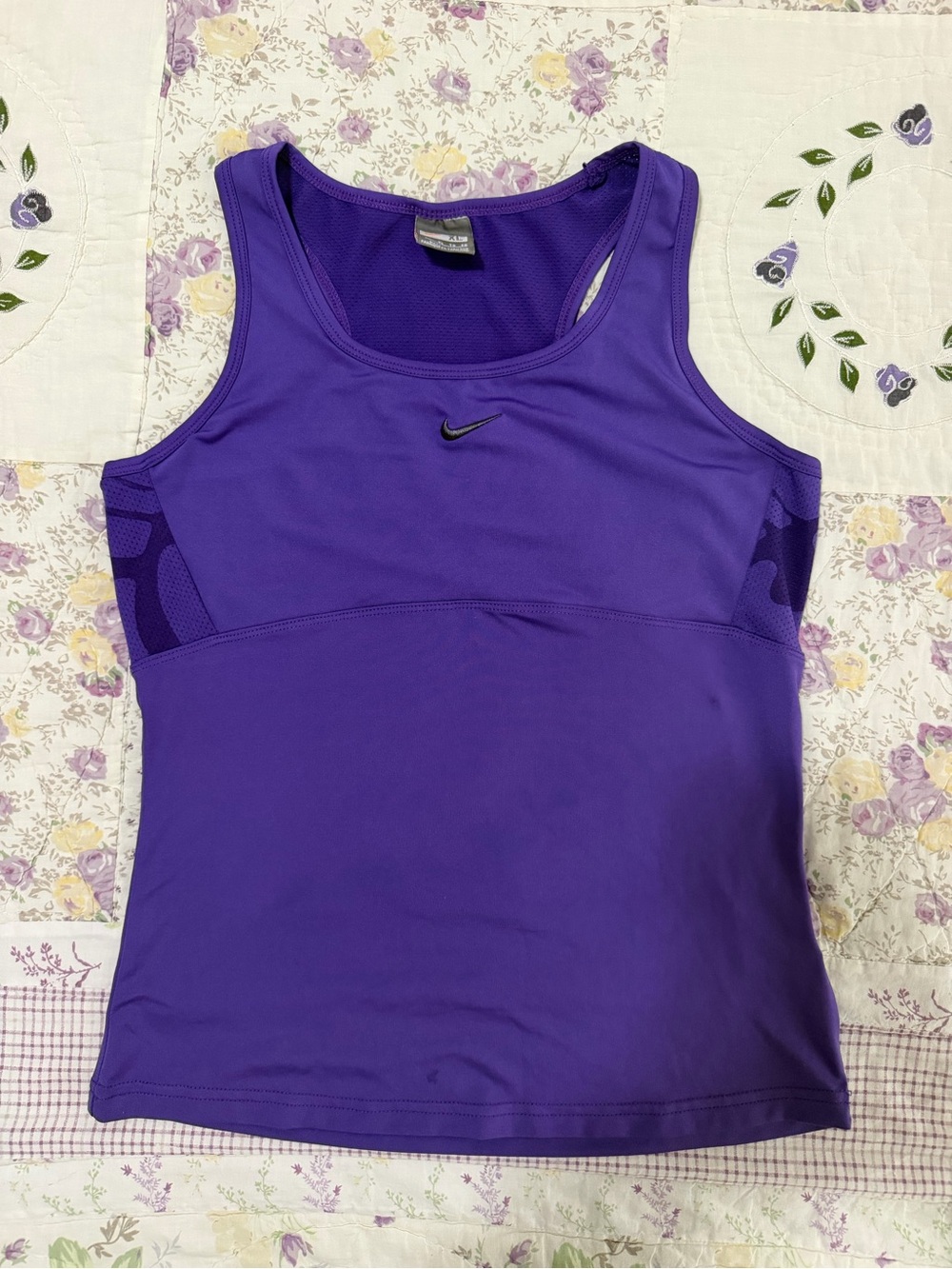 Nike Purple Racerback Performance Tank Top